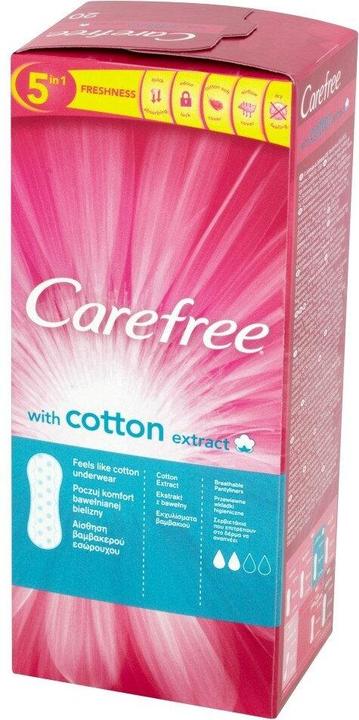 Actual product image Carefree Normal With Cotton Extract Panty Liners 20Pcs (20 x, Sanitary pads)