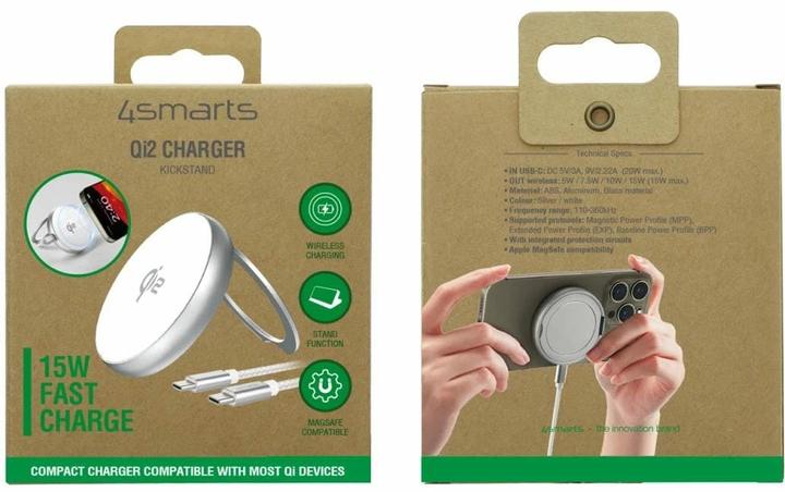 Actual product image 4smarts Kickstand Qi2 (15 W)