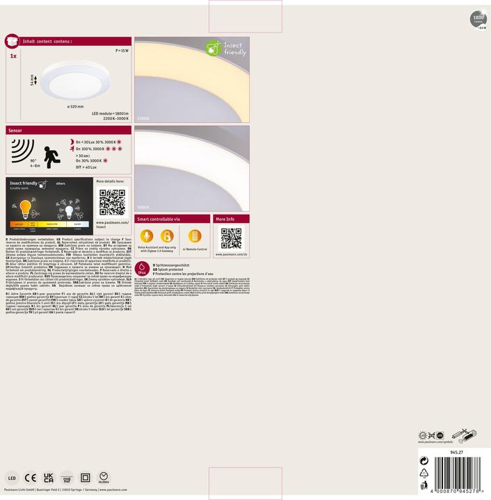 Image du produit Paulmann Circula (1800 lm, IP44)