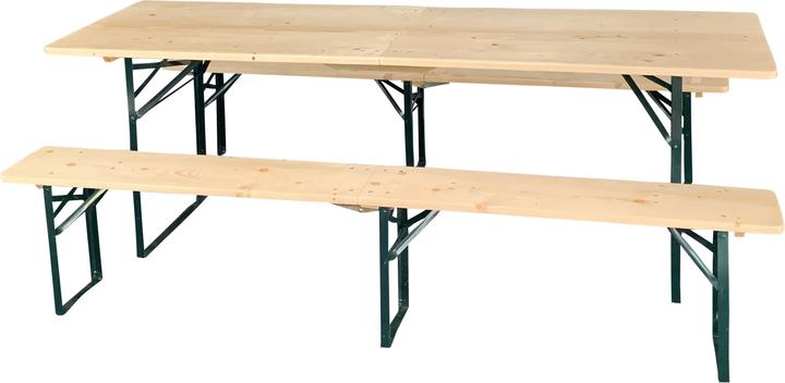Produktbild Giardimo Festbank Garnitur klappbar (220 cm)