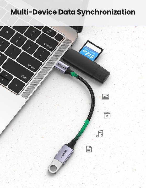 Produktbild Ugreen USB Typ-C zu (0.15 m, USB 3.0)