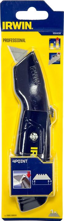 Actual product image Irwin Professional trapezoid blade knife, retractable blade, 10504238 (Cutters)