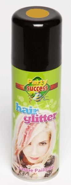 Image du produit Fasnacht Spray à paillettes pour cheveux or