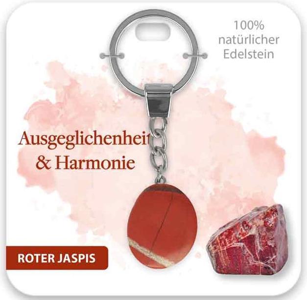 Produktbild BB Klostermannn Schlsselanhnger Edelstein Roter Jaspis