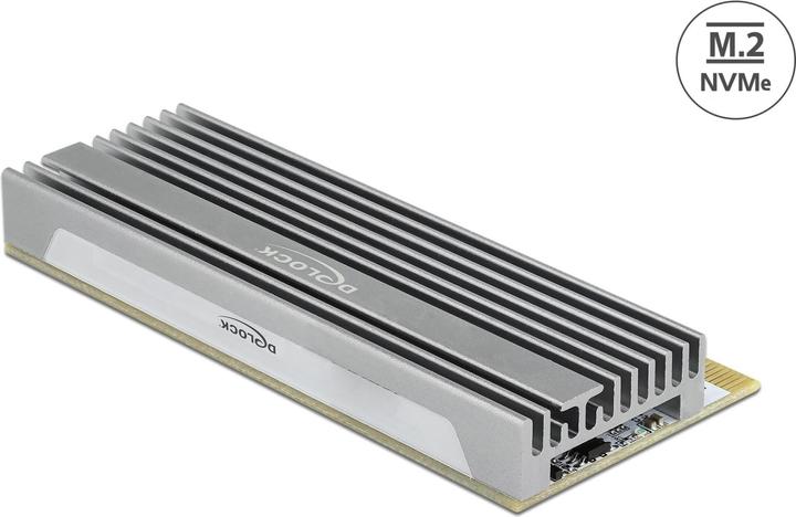Image du produit Delock Carte PCI Express x16 (x1 / x4 / x8) vers 1 x NVMe M.2 Key M avec éclairage LED