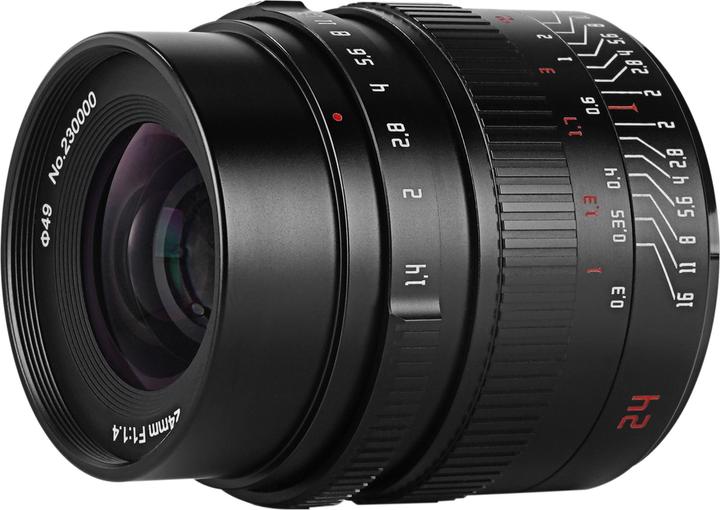 Actual product image 7artisans 24mm f/1.4 for MFT (Micro Four Thirds)