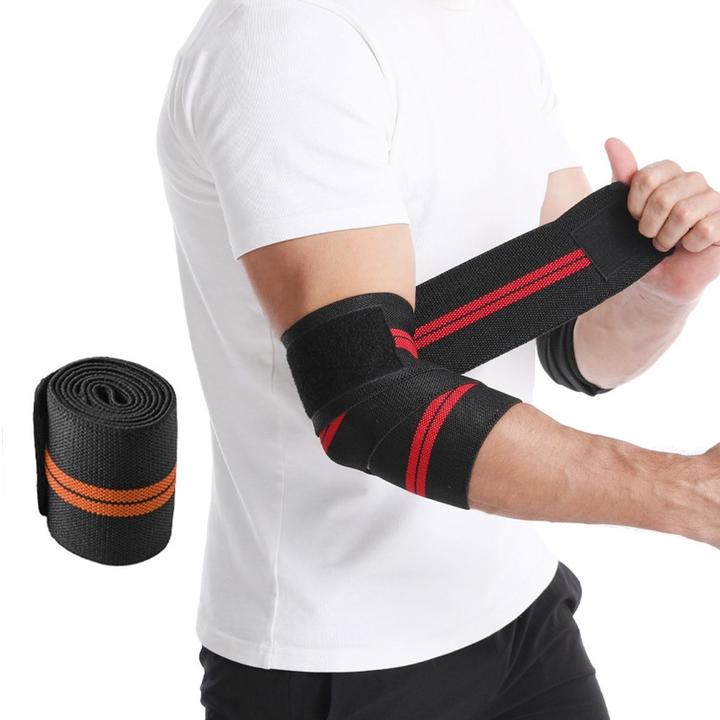 Produktbild König Design Ellenbogenbandage Klettverschluss Bandage Tennisarm Golferarm Armbandage 120 cm