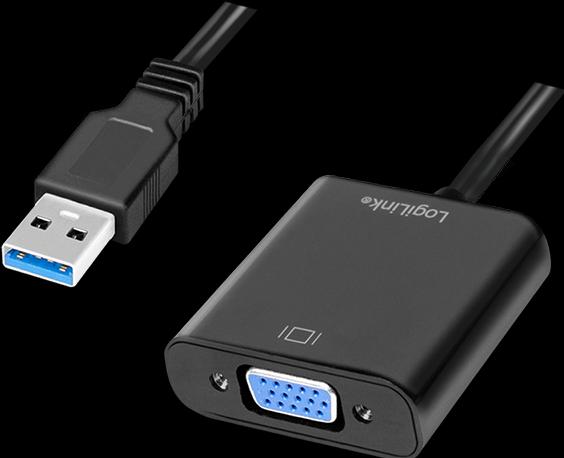 Produktbild LogiLink USB 3.0 zu VGA (VGA, 5.10 cm)