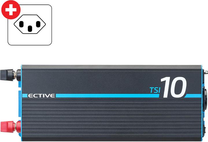 Image du produit Ective TSI 10 Sinus-Wechselrichter 1000W 12V mit Netzvorrangschaltung (CH-Stecker)