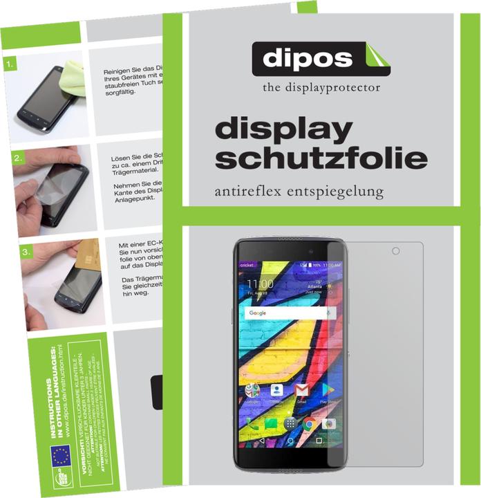 Actual product image Dipos Screen Protector Anti-Glare (6 Piece, Alcatel Idol 5 Cricket)