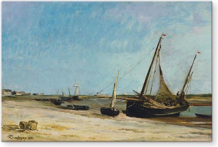 Image du produit Trenddeko Bateaux sur la plage d'Ètaples (40 x 60 cm)