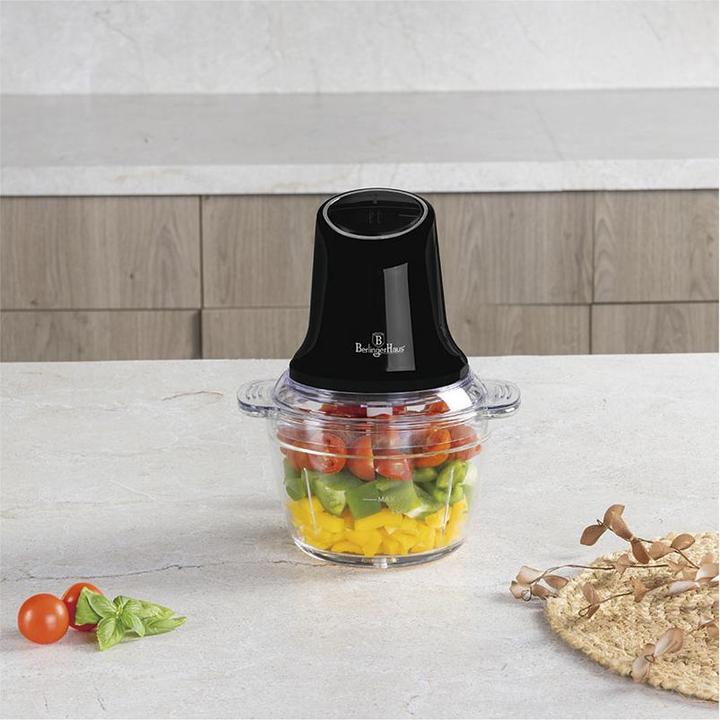 Immagine prodotto BerlingerHaus Haus Zerkleinerer 1 Liter Black Silver Collection (1000 ml, 500 W)
