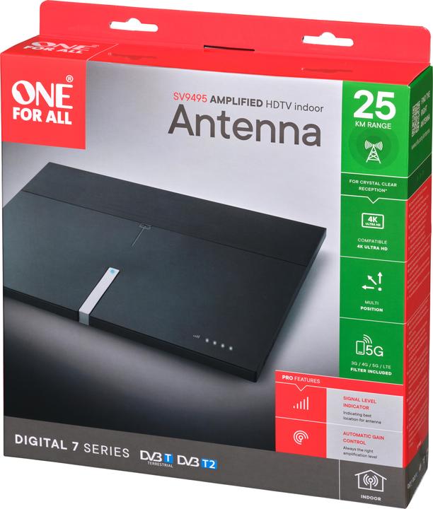 Actual product image One for All DVB-T2 Premium Antenna 5G (Flat antenna, DVB-T / -T2)