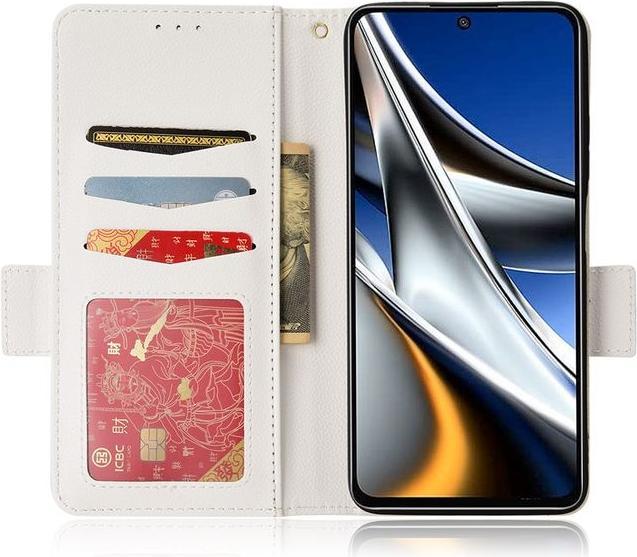 Immagine prodotto MU Classic Serie di copertine per libri in pelle Litchi (Xiaomi Poco X4 Pro 5G)