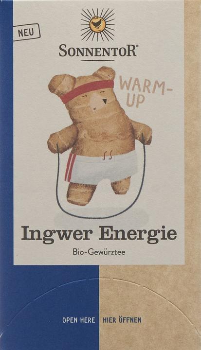 Actual product image Sonnentor Ginger Energy Organic Tea (18x1.8g) (32 g)