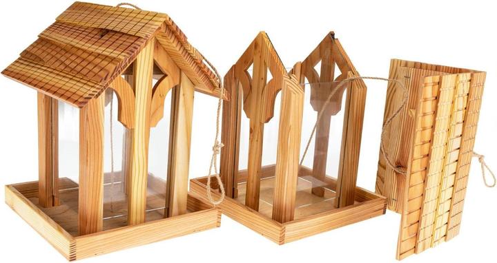 Hauptner Vogelfutterhaus aus geölter europäischer Lärche