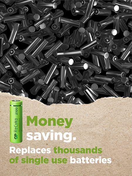 Image du produit GP Batteries ReCyko (4 pcs, AA, 2000 mAh)