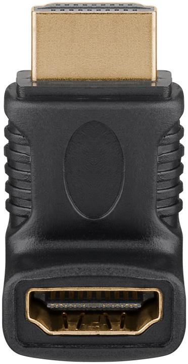 Produktbild Goobay Wentronic HDMI™ Winkeladapter, HDMI Standard-Stecker (Typ A), Schwarz