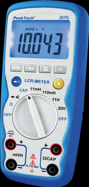 Produktbild Peaktech LCR-Meter 110 M? 110 mF 20 H ( 2175)