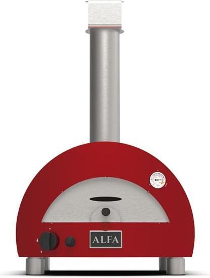 Actual product image Alfa Forni Linea Moderno Portable Pizzaofen Antique Red (Pizza oven gas)