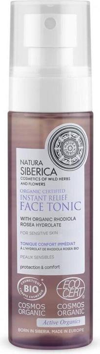 Image du produit Natura Siberica Organic Certified Instant Relief Face Tonic for Sensitive Skin, 100 ml, 8741E (Lotion tonique, 100 ml)