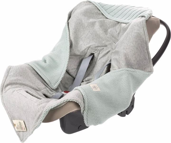Image du produit Lässig Couverture tricotée pour siège auto bébé (78 x 78 cm)