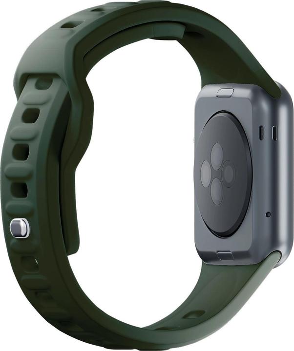 Produktbild 3MK Silicone Watch Strap Ciemnozielony/ Dark Green dla Apple Watch 42/44/45/49mm (Edelstahl, Silikon)