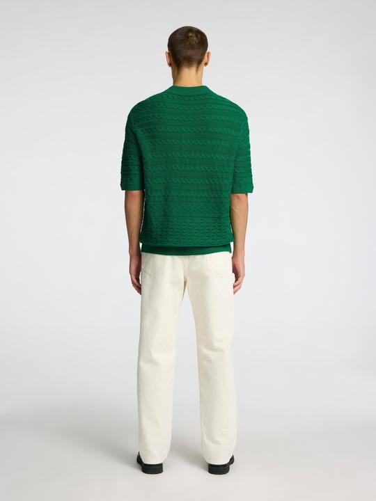Actual product image Selected Homme Kurzärmeliges Polohemd aus Strick (S)