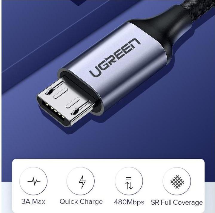 Produktbild Ugreen USB Typ A – Micro USB B (2 m, USB 3.0)
