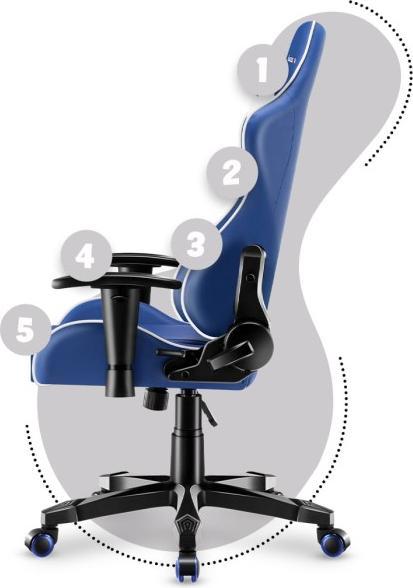 Actual product image Huzaro Gaming chair for children Ranger 6.0 Gaming Chair, Blue