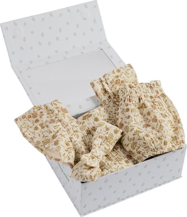 Produktbild Vertbaudet Mädchen Baby Geschenk-Set: Kleid, Shorts & Haarband (80)