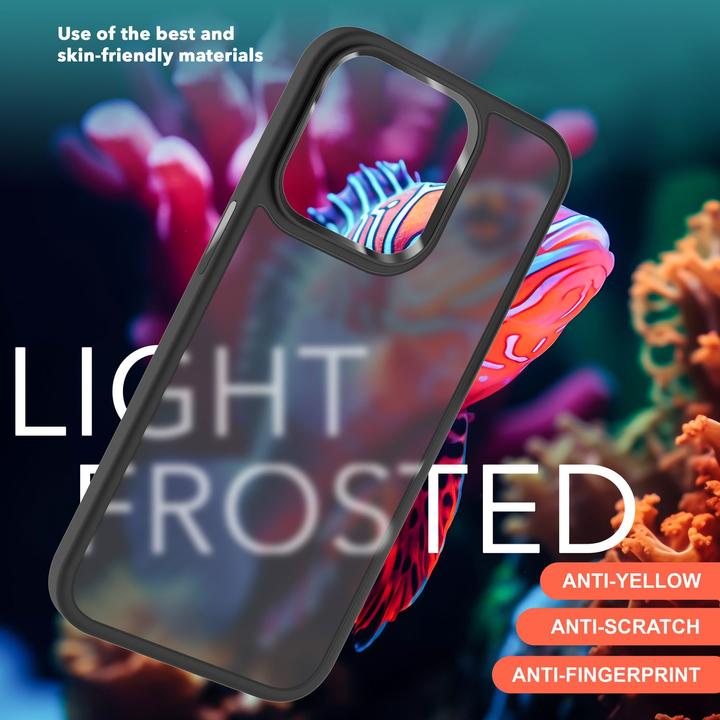 Actual product image Nalia Hybrid Sleeve Matt Transparent Frosted (Apple iPhone 15 Plus)