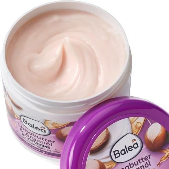 Actual product image dm Balea Shea butter Argan oil (Body cream, 500 ml)