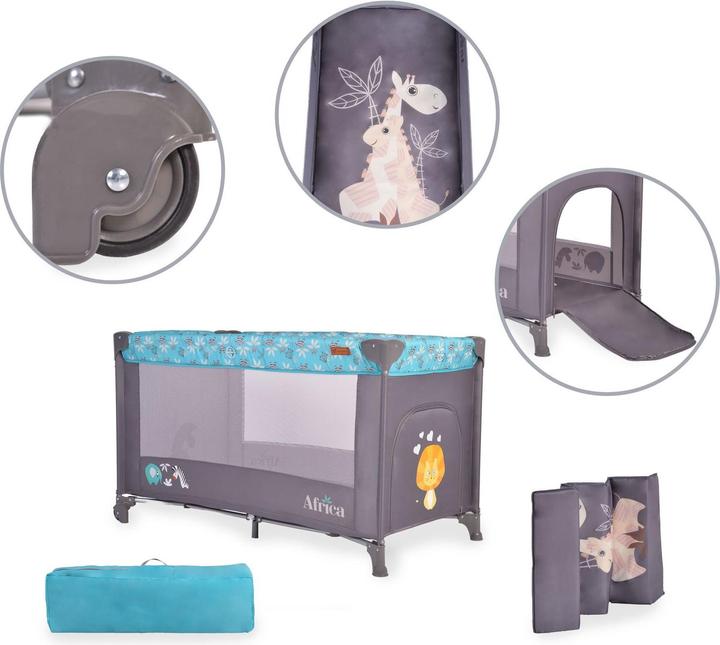 Actual product image Cangaroo Travel cot Africa