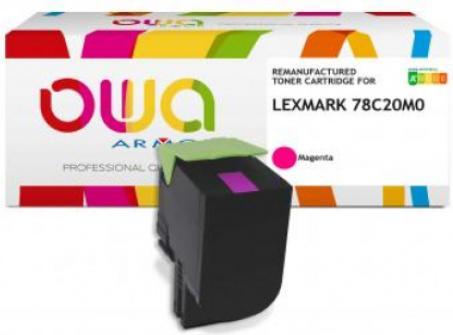 Produktbild Armor OWA OWA Toner kompatibel zu Lexmark 78C20M0 magenta (ca. 1.400 S.) (M)