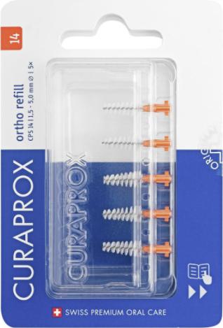 Image du produit Curaprox CPS 14 ortho refill brossettes interdentaires (5 pcs) (5 x, 5 mm)