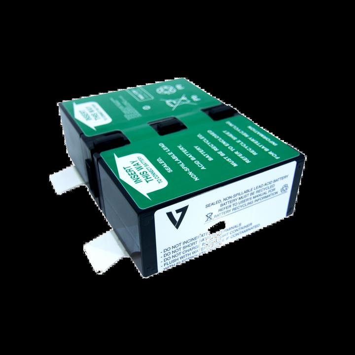 Image du produit V7 Batterie onduleur, RBC124 batterie de rechange, APC RBC124, 24 V, 1 pièce(s), Noir, Métallique...