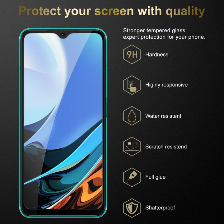 Immagine prodotto Cadorabo Vetro di protezione del display a schermo intero (1 Pezzo/i, Xiaomi Redmi 9T)