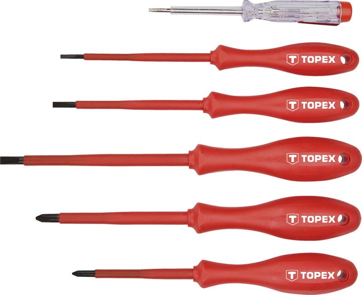 Actual product image Topex 1000V screwdriver, 6 pcs. (Cross recess)