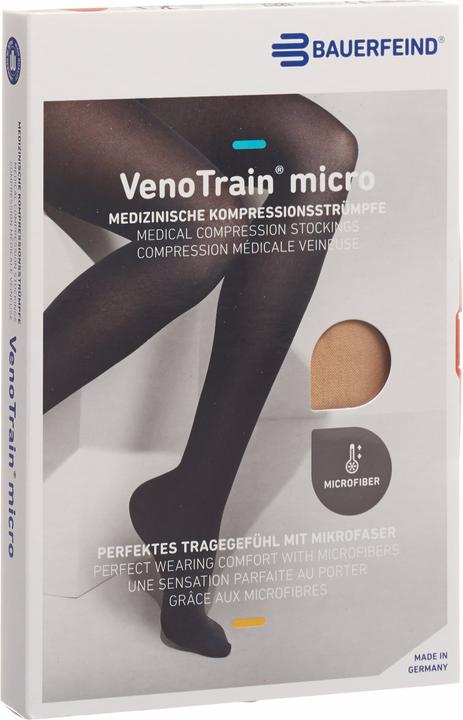 Produktbild Veno Train MICRO A-D KKL2 L normal/long geschlossene Fussspitze creme