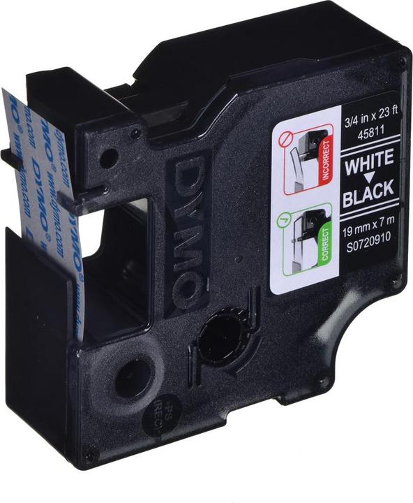 Produktbild Dymo S0720910 Standardband (1.90 cm, Schwarz)