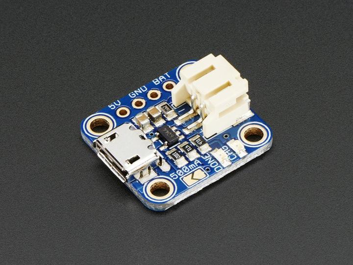 Adafruit Micro Lipo w/MicroUSB LiIon/LiPoly (Batteriefach, Diverse)