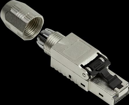 Produktbild LogiLink Feldkonfektionierbarer Stecker, Cat.6A, geschirmt, MPTL getestet (Netzwerkkabel Stecker)
