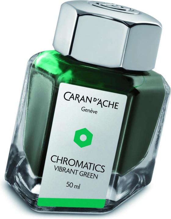 Actual product image Caran d'Ache Chromatics Tintenfass (Inkwell, Green, 50 mm)