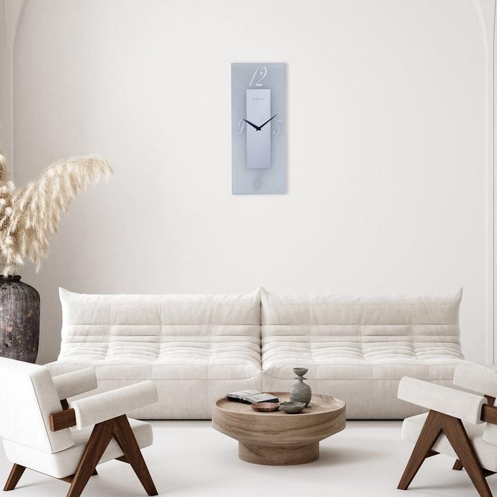 Immagine prodotto Nextime Orologio da parete Dali trasparente/bianco