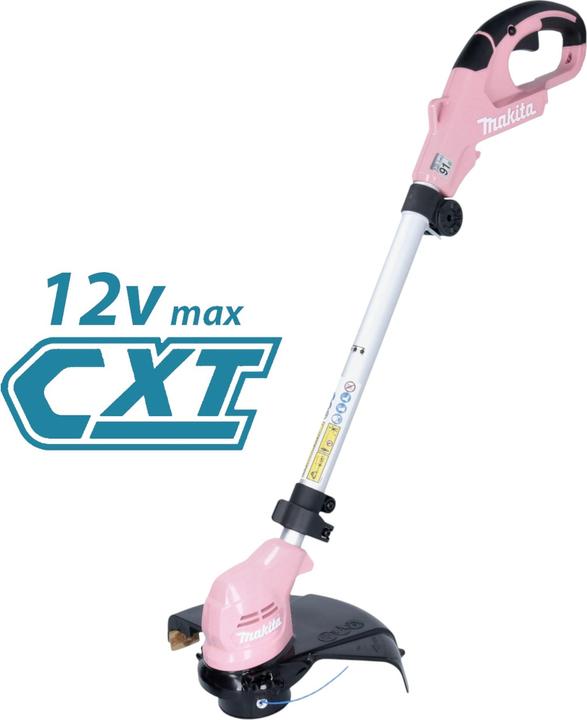 Makita UR 100 DZP Akku Rasentrimmer 12 V max. 260 mm pink Solo - ohne Akku, ohne Ladegerät (Trim line)