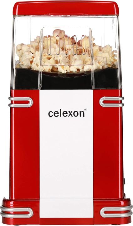 Image du produit Celexon CinePop CP250 Machine à pop-corn au look rétro avec couvercle pour le dosage Quantité de