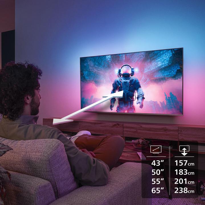 Immagine prodotto Philips 43PUS9000/12 (43", PUS9000, QLED, 4K, 2025)