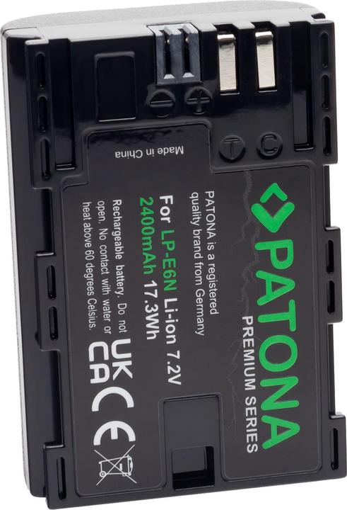 Actual product image Patona Canon LP-E6N (Rechargeable battery)