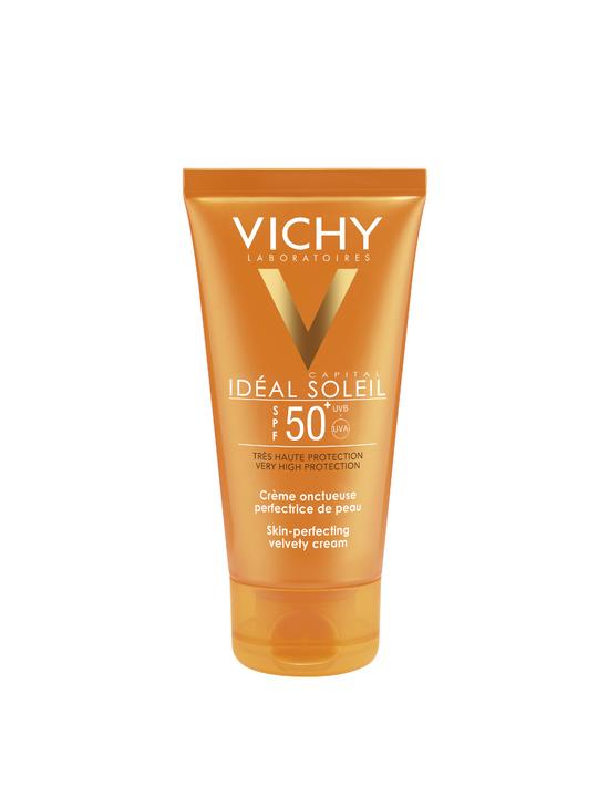 Vichy Capital Soleil Feuchtigkeitsspendende Sonnen-Creme (Sonnencreme Gesicht, SPF 50+, 50 ml, 76 g)